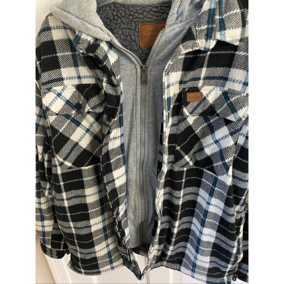 Mountain Ridge fleece flannel jacket size L - Picture 5 of 11